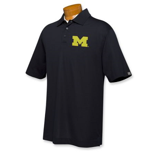 Michigan Wolverines B&T CB DryTec Championship Polo - Navy Blue